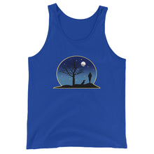 Load image into Gallery viewer, Dachshund Moon - Unisex/Men's Tank Top - WeeShopyDog