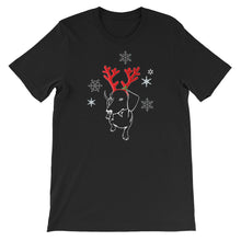 Load image into Gallery viewer, Dachshund Christmas Moose - Unisex/Men's T-shirt - WeeShopyDog