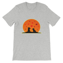 Load image into Gallery viewer, Dachshund In Love - Unisex/Men's T-shirt - WeeShopyDog