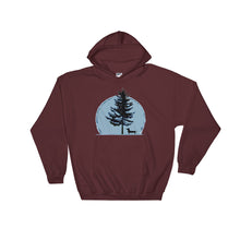 Load image into Gallery viewer, Dachshund Christmas Tree - Hooded Sweatshirt - WeeShopyDog