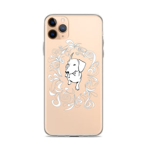 Dachshund Cute Flower - iPhone Case