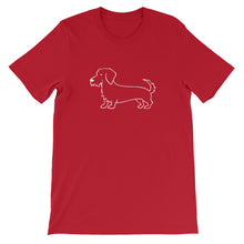 Load image into Gallery viewer, Dachshund Wire Haired - Unisex/Men's T-shirt - WeeShopyDog