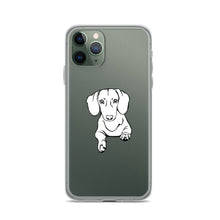 Load image into Gallery viewer, Dachshund Play - iPhone Case