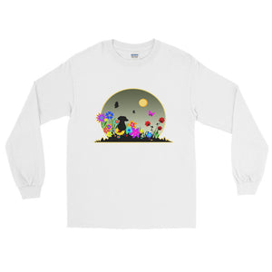 Dachshund Blossom - Long Sleeve T-Shirt - WeeShopyDog