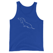 Load image into Gallery viewer, Dachshund View - Unisex/Men's Tank Top - WeeShopyDog