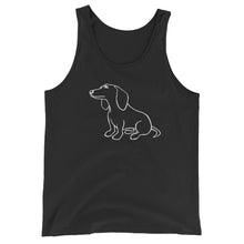 Load image into Gallery viewer, Dachshund Dreamer - Unisex/Men's Tank Top - WeeShopyDog