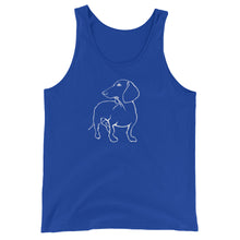 Load image into Gallery viewer, Dachshund Beauty - Unisex/Men's Tank Top - WeeShopyDog