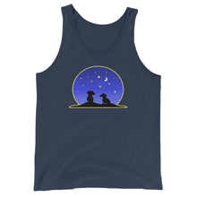 Load image into Gallery viewer, Dachshund Night Love - Unisex/Men's Tank Top - WeeShopyDog