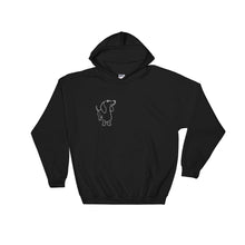 Load image into Gallery viewer, Dachshund Look - Hooded Sweatshirt - WeeShopyDog