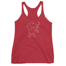 Load image into Gallery viewer, Dachshund Shy - Women's Tank Top - WeeShopyDog