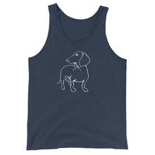 Load image into Gallery viewer, Dachshund Beauty - Unisex/Men's Tank Top - WeeShopyDog