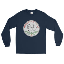 Load image into Gallery viewer, Dachshund Merry Christmas - Long Sleeve T-Shirt - WeeShopyDog