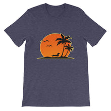 Load image into Gallery viewer, Dachshund Palm Tree - Unisex/Men's T-shirt - WeeShopyDog
