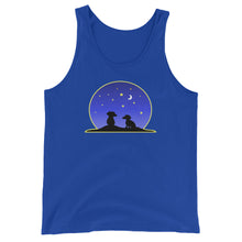 Load image into Gallery viewer, Dachshund Night Love - Unisex/Men's Tank Top - WeeShopyDog
