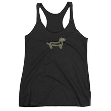 Load image into Gallery viewer, Dachshund Line - Women's Tank Top - WeeShopyDog