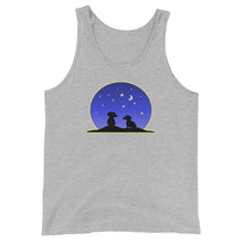 Load image into Gallery viewer, Dachshund Night Love - Unisex/Men's Tank Top - WeeShopyDog