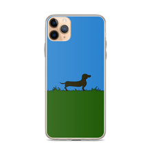 Load image into Gallery viewer, Dachshund Line Grass - iPhone Case
