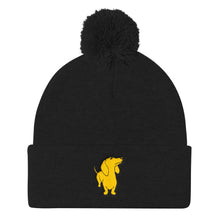Load image into Gallery viewer, Dachshund - Pom Pom Knit Beanie - WeeShopyDog
