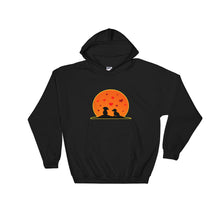 Load image into Gallery viewer, Dachshund In Love - Hooded Sweatshirt - WeeShopyDog