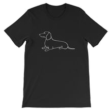 Load image into Gallery viewer, Dachshund Gentle - Unisex/Men's T-shirt - WeeShopyDog
