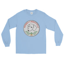 Load image into Gallery viewer, Dachshund Merry Christmas - Long Sleeve T-Shirt - WeeShopyDog