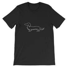 Load image into Gallery viewer, Dachshund Long Haired - Unisex/Men's T-shirt - WeeShopyDog
