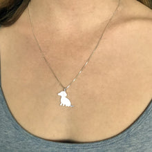 Load image into Gallery viewer, Dachshund Pendant Necklace - Silver |Love - WeeShopyDog