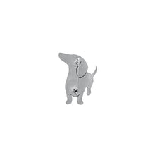 Load image into Gallery viewer, Dachshund Brooch - Silver |I - WeeShopyDog