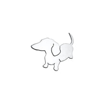 Load image into Gallery viewer, Dachshund Brooch - Silver |Up - WeeShopyDog