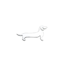 Load image into Gallery viewer, Dachshund Brooch - Silver |Line - WeeShopyDog