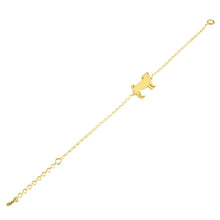 Load image into Gallery viewer, Pug Bracelet - Silver/14K Gold-Plated |Line - WeeShopyDog