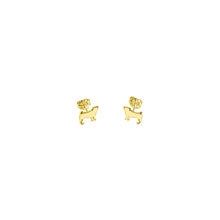 Load image into Gallery viewer, Pug Stud Earrings - Silver/14K Gold-Plated |Line - WeeShopyDog