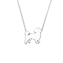 Load image into Gallery viewer, Shih Tzu Necklace - Silver Pendant  - WeeShopyDog
