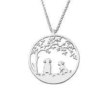 Load image into Gallery viewer, Shih Tzu Pendant - Silver Tree Of Life Necklace - WeeShopyDog