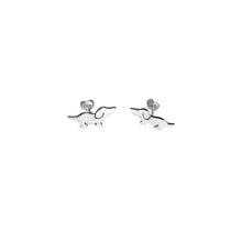 Load image into Gallery viewer, Dachshund Stud Earrings - Silver/14K Gold-Plated |Dog Fun - WeeShopyDog
