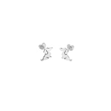Load image into Gallery viewer, Dachshund Stud Earrings - Silver/14K Gold-Plated |Sweet - WeeShopyDog