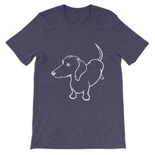 Load image into Gallery viewer, Dachshund Up - Unisex/Men's T-shirt - WeeShopyDog