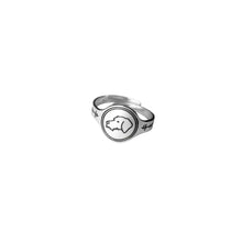 Load image into Gallery viewer, Dachshund Wire Haired Ring - Silver - WeeShopyDog