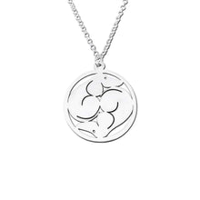 Load image into Gallery viewer, Dachshund Yin Yang Pendant Necklace - Silver/14K Gold-Plated - WeeShopyDog