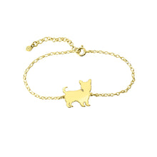 Load image into Gallery viewer, Yorkie Bracelet - 14K Gold-Plated - WeeShopyDog