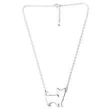 Load image into Gallery viewer, Yorkie Necklace- Silver - WeeShopyDog