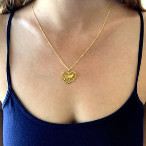 Cat Necklace - 14K Gold-Plated - WeeShopyDog