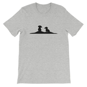Dachshund Friends - Unisex/Men's T-shirt - WeeShopyDog