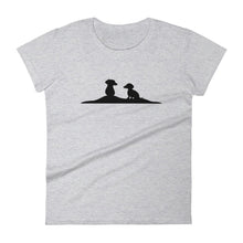 Load image into Gallery viewer, Dachshund Friends - Women&#39;s T-shirt - WeeShopyDog
