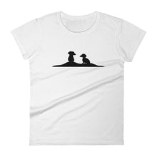 Load image into Gallery viewer, Dachshund Friends - Women&#39;s T-shirt - WeeShopyDog
