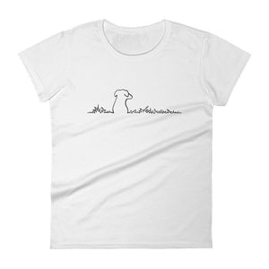 Dog Friend Grass - Women's T-shirt - WeeShopyDog