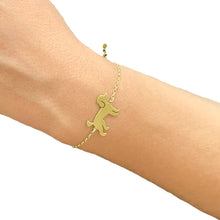 Load image into Gallery viewer, Poodle Bracelet - Silver/14K Gold-Plated |Line - WeeShopyDog
