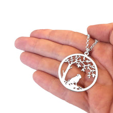 Load image into Gallery viewer, Pug Little Tree Of Life Pendant Necklace - Silver/14K Gold-Plated - WeeShopyDog

