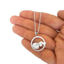 Load image into Gallery viewer, Dachshund Pendant Necklace - Silver/14K Gold-Plated |Dog Circle - WeeShopyDog
