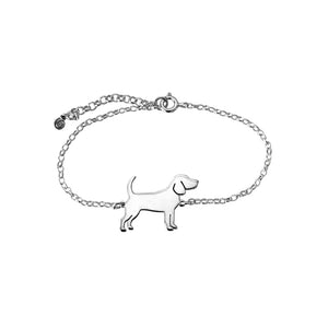Beagle Bracelet - Silver - WeeShopyDog